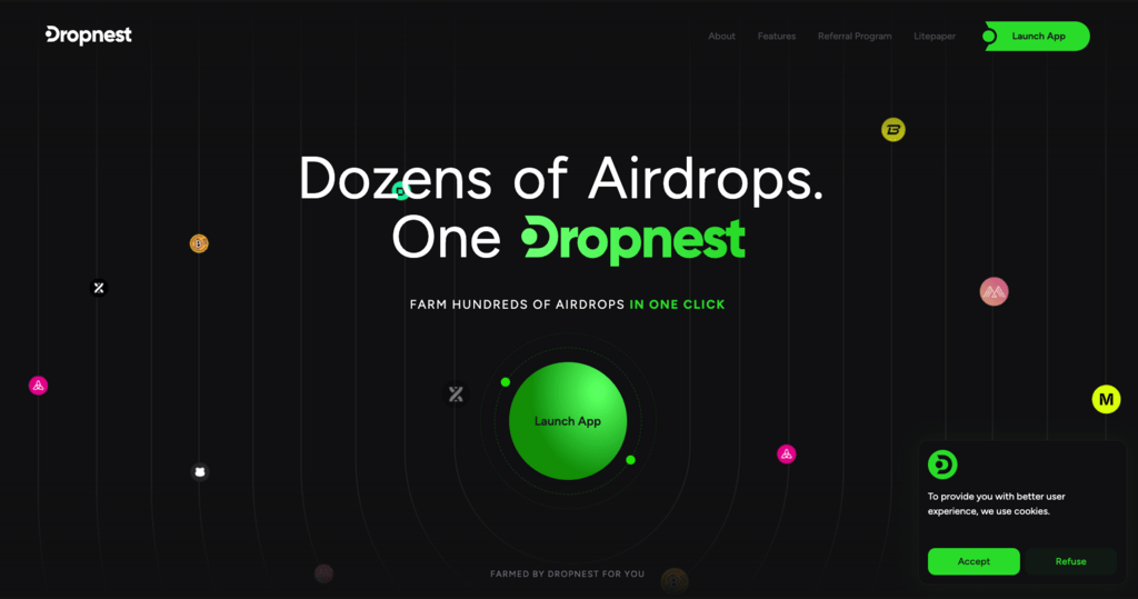 Dropnest Secures Investment Funding from Manta Network for Airdrop Farming App