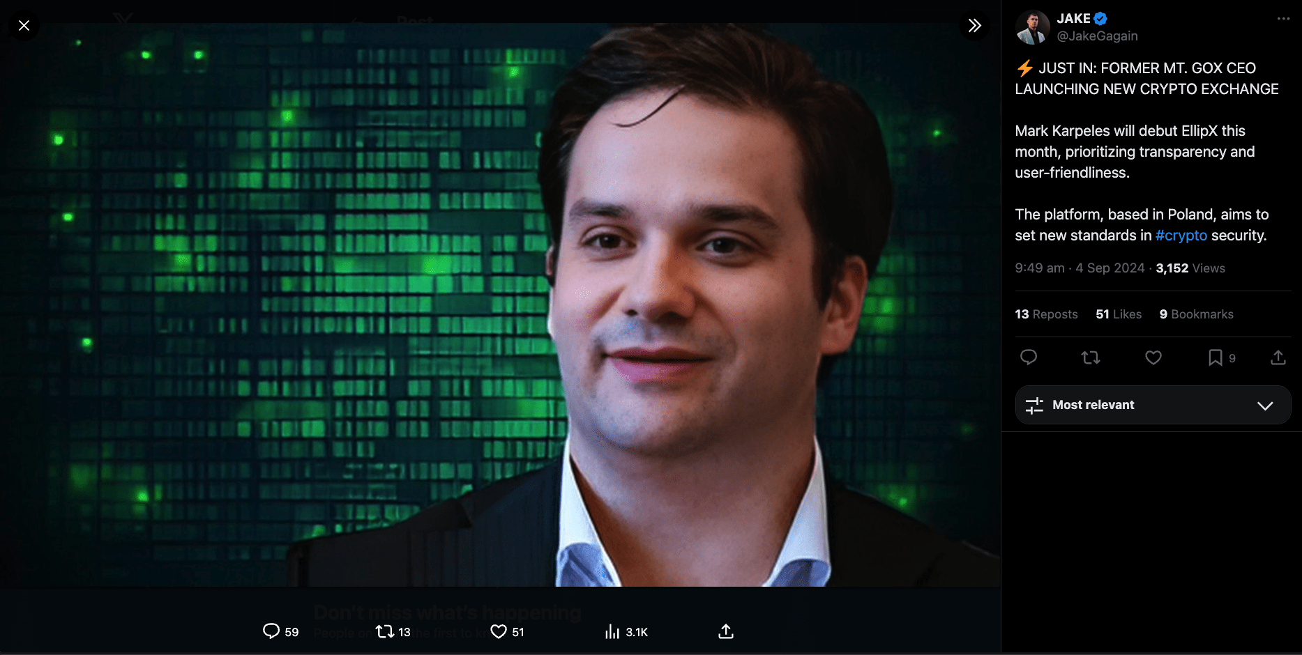 Former Mt.Gox CEO Launches EllipX Cryptocurrency Exchange in Europe